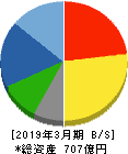 松井建設 貸借対照表 2019年3月期