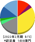 ＴＳＩホールディングス 貸借対照表 2022年2月期