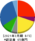 ネポン 貸借対照表 2021年3月期