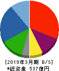 ダイヤモンドエレクトリックホールディングス 貸借対照表 2019年3月期 ダイヤモンドエレクトリックホールディングス 貸借対照表 2019年3月期