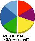 Mipox 貸借対照表 2021年3月期 Mipox 貸借対照表 2021年3月期