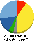 ヘリオス　テクノ　ホールディング 貸借対照表 2024年9月期