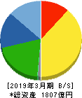新光電気工業 貸借対照表 2019年3月期 新光電気工業 貸借対照表 2019年3月期