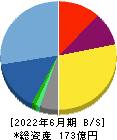 ＮＣＳ＆Ａ 貸借対照表 2022年6月期