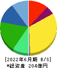 大丸エナウィン 貸借対照表 2022年6月期