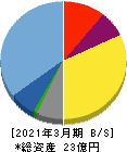 INCLUSIVE 貸借対照表 2021年3月期 INCLUSIVE 貸借対照表 2021年3月期