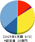 坪田ラボ 貸借対照表 2025年6月期