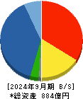 野村マイクロ・サイエンス 貸借対照表 2024年9月期