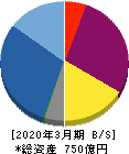 地主 貸借対照表 2020年3月期 地主 貸借対照表 2020年3月期