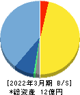 Ｉｎｓｔｉｔｕｔｉｏｎ　ｆｏｒ　ａ　Ｇｌｏｂａｌ　Ｓｏｃｉｅｔｙ 貸借対照表 2022年3月期