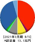 ＳＯＭＰＯホールディングス 貸借対照表 2021年3月期