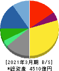 ＴＩＳ 貸借対照表 2021年3月期