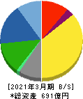 テイカ 貸借対照表 2021年3月期 テイカ 貸借対照表 2021年3月期