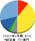 DTS 貸借対照表 2021年3月期 DTS 貸借対照表 2021年3月期