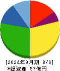山大 貸借対照表 2024年9月期