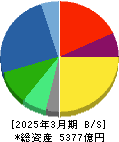ミライト・ワン 貸借対照表 2025年3月期