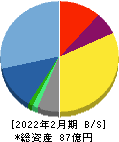 テクミラホールディングス 貸借対照表 2022年2月期 テクミラホールディングス 貸借対照表 2022年2月期