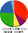 日本精蝋 貸借対照表 2023年12月期