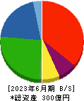日本精蝋 貸借対照表 2023年6月期