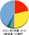 アイドマ・ホールディングス 貸借対照表 2021年8月期 アイドマ・ホールディングス 貸借対照表 2021年8月期