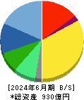 三井松島ホールディングス 貸借対照表 2024年6月期 三井松島ホールディングス 貸借対照表 2024年6月期