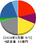 グローバルセキュリティエキスパート 貸借対照表 2024年9月期