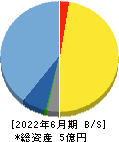 フィーチャ 貸借対照表 2022年6月期 フィーチャ 貸借対照表 2022年6月期