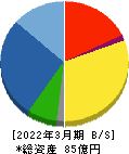 太平製作所 貸借対照表 2022年3月期