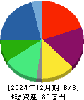 メイホーホールディングス 貸借対照表 2024年12月期