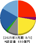 東洋証券 貸借対照表 2025年3月期