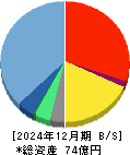カオナビ 貸借対照表 2024年12月期