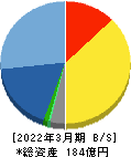 山田コンサルティンググループ 貸借対照表 2022年3月期