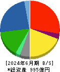 ハリマ化成グループ 貸借対照表 2024年6月期