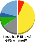 タウンニュース社 貸借対照表 2022年6月期 タウンニュース社 貸借対照表 2022年6月期