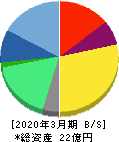 エムケイシステム 貸借対照表 2020年3月期