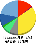 ユビキタスＡＩ 貸借対照表 2024年6月期