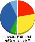 レーザーテック 貸借対照表 2024年6月期 レーザーテック 貸借対照表 2024年6月期