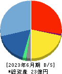 ピクスタ 貸借対照表 2023年6月期