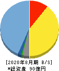 ストライク 貸借対照表 2020年8月期 ストライク 貸借対照表 2020年8月期