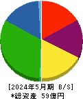 白鳩 貸借対照表 2024年5月期 白鳩 貸借対照表 2024年5月期