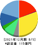 GMOグローバルサイン・ホールディングス 貸借対照表 2021年12月期 GMOグローバルサイン・ホールディングス 貸借対照表 2021年12月期