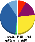 グランディーズ 貸借対照表 2024年9月期
