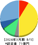 コンフィデンス・インターワークス 貸借対照表 2024年3月期