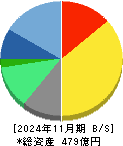 ディップ 貸借対照表 2024年11月期