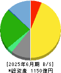 テーオーシー 貸借対照表 2025年6月期