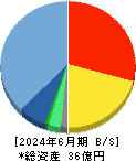 ヌーラボ 貸借対照表 2024年6月期