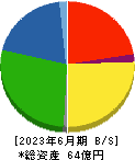 新東 貸借対照表 2023年6月期 新東 貸借対照表 2023年6月期