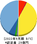ＢｌｕｅＭｅｍｅ 貸借対照表 2022年9月期