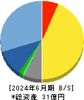 アソインターナショナル 貸借対照表 2024年6月期