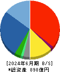 テクマトリックス 貸借対照表 2024年6月期